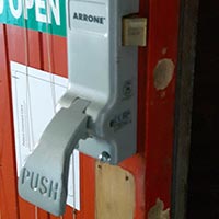 Emergency Door Broken Handle